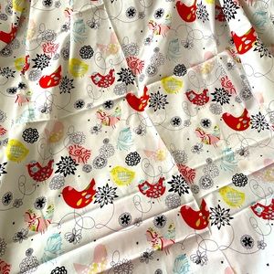 FABRIC Cute Bird  Measures 126” x 44”